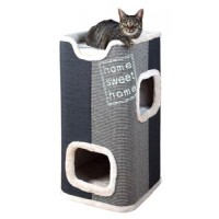 TRIXIE 44957 Домик-башня для кошки "Jorge" 78см серый/антрацит