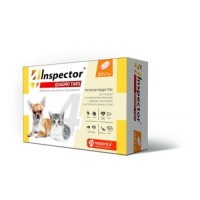 (LL) I401 INSPECTOR QUADRO Tabs инсекто-акарицидные таблетки от всех паразитов для кошек и собак от 0,5 до 2кг*16