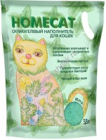 HOMECAT Мята 3,8 л силикагелевый наполнитель для кошачьих туалетов с ароматом мяты