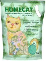 HOMECAT Мята 7,6 л силикагелевый наполнитель для кошачьих туалетов с ароматом мяты