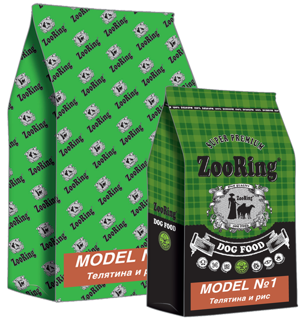 ZooRing корм для собак, Model №1 20 кг