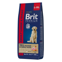 Brit Premium Adult L для взрослых собак Крупных пород 15 кг