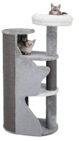 TRIXE 44438 Домик для кошки Adele, 120см, серый/белый/серый
