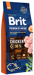 Brit Premium by Nature Sport  для взрослых собак с высокими затратами энергии