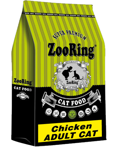 ZooRing корм для кошек Adult Cat Chicken (Цыпленок), 1,5 кг