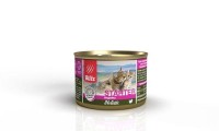 BLITZ Starter Консервы для котят, беременных и  кормящих кошек с индейкой нежное суфле, 200 гр