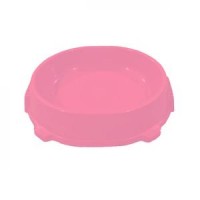 FAVORITE FG17905 миска пластиковая нескользящая розовая 0,22л