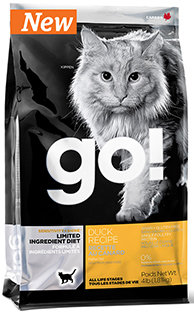 GO! NATURAL HOLISTIC Беззерновой для котят и кошек с чувств. пищеварением со свежей уткой
