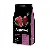 ALPHAPET SUPERPREMIUM 3 кг сухой корм для взрослых домашних кошек и котов с говядиной и печенью