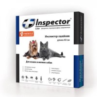 (LL) I214 INSPECTOR ошейник от внеш. и внутр. паразитов для кошек и мелких собак 40см 1*30