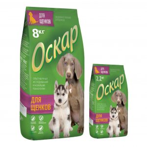 Оскар корм для щенков 8 кг