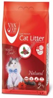 VAN CAT Natural 5 кг комкующийся наполнитель для кошачьих туалетов 100 % натуральный, без пыли