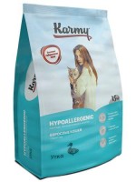KARMY 7030/5376 сухой корм  Гипоаллергенный для кошек, склонных к пищевой аллергии Утка 1,5кг