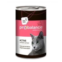 ProBalance Active Конс. для кошек Активных 415гр
