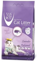 VAN CAT Lavender 10 кг комкующийся наполнитель для кошачьих туалетов без пыли с ароматом лаванды
