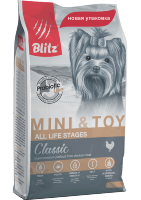 BLITZ сухой корм для собак миниатюрных и мелких пород