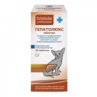 (LL) 37021/1277 Пчелодар Pchelodar Professional Гепатолюкс таблетки для мелких пород собак, 30таб