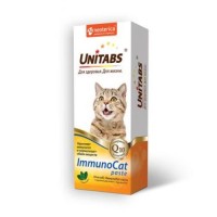 U307 UNITABS ImmunoCat Паста с таурином для кошек от 1 года до 8 лет 150гр *12