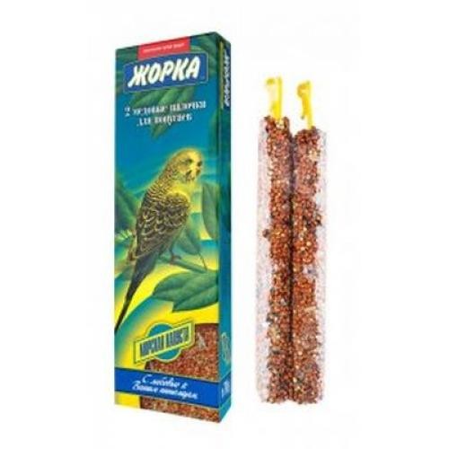 12609 ЖОРКА 2 медовые палочки для попугаев МОРСКАЯ КАПУСТА 70гр *48