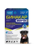 (LL) 636635/1232 Пчелодар Pchelodar Professional Бинакар форте капли на холку для собак и щенков крупных пород (4 пипетки по 2 мл)*20