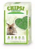 CHIPSI CAREFRESH Forest Green 14 л зеленый бумажный наполнитель для мелких домашних животных и птиц
