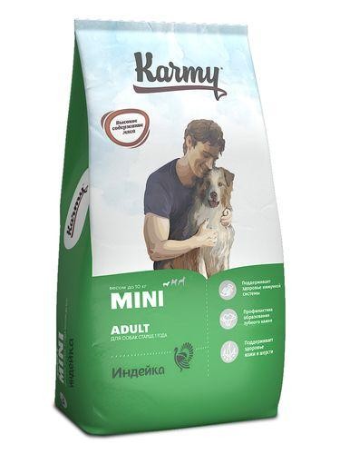 KARMY 7864/4485 сухой корм  Мини Эдалт для собак мелких пород Индейка 10кг