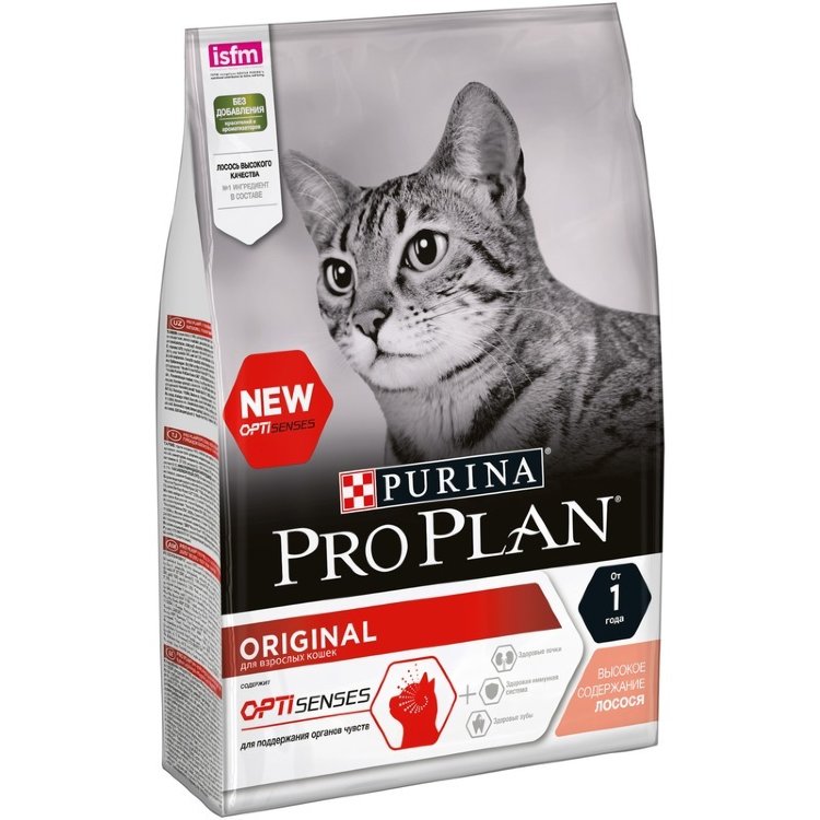 Корм для кошек Pro Plan Original с лососем 10 кг