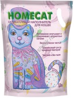 HOMECAT Волшебные кристаллы 3,8 л силикагелевый наполнитель для кошачьих туалетов