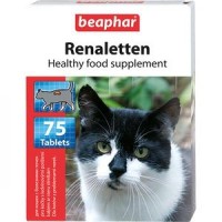 10660 Беафар Витамины для кошек с почечными проблемами Renaletten, 75шт.*12/144