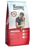 KARMY 7869/5567 сухой корм  Медиум Эдалт для собак средних пород Индейка 14кг