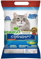 HOMECAT Ecoline Стандарт 6 л комкующийся наполнитель для кошачьих туалетов без запаха