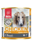 BLITZ Консервы для собак Курица с Рисом 0,75 кг
