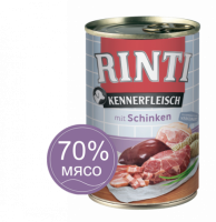 RINTI KENNERFLEISCH mit Schinken Ветчина Влажный корм для собак   0,4 кг