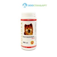 0986 POLIDEX 500 Глюкогекстрон плюс восстановление хрящевой ткани д/щенков и собак мелких и средних пород 500таб.*8