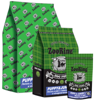 ZooRing корм для собак, Puppy&Junior 2 (Паппи и Юниор2) Лосось и рис. 28/16. С глюкозамином 20 кг