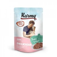 KARMY 7925/8155 Delicious Mini пауч для собак мелких пород привередливых в питании Утка в соусе 80гр