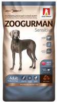 Зоогурман Sensitive сухой корм для собак средних и крупных пород Ягненок с рисом 12кг