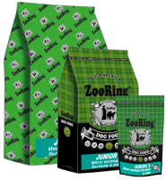 ZooRing корм для собак, Junior 3 (Паппи и Юниор 3) мясо молодых бычков  и рис. 26/15 , 2 кг