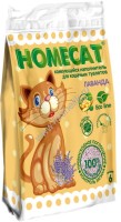 HOMECAT Ecoline Лаванда 6 л комкующийся наполнитель для кошачьих туалетов с ароматом лаванды