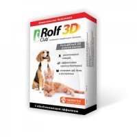 (LL)Рольф Клуб 3D R449 Капли д/кошек и собак ушные с обезболивающим эффектом 10мл*35