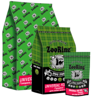 ZooRing корм для собак, Universal for dog Говядина и рис 20 кг, 24/13