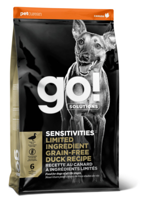 Корм для собак GO! Sensitivity + Shine Limited Ingredient Diet утка