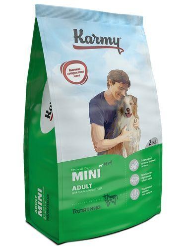 KARMY 7032/5154 сухой корм  Мини Эдалт для собак мелких пород Телятина 2кг