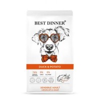 Best Dinner Sensible Корм сухой корм для собак средних и крупных пород с Уткой и картофелем 12кг