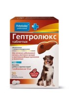 635140/1181 Пчелодар Pchelodar Professional Гептролюкс таблетки для собак средних и крупных пород 20 таб*20