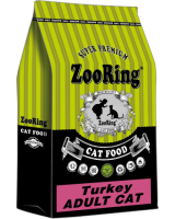 ZooRing корм для кошек Adult Cat Turkey (Индейка), 10 кг