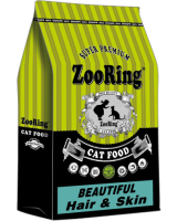 ZooRing корм для кошек Beautiful Hair&Skin (Для красивой шерсти и кожи) 350 гр
