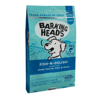 BARKING HEADS Корм Беззерновой для собак с лососем, форелью и бататом "Рыбка-вкусняшка"