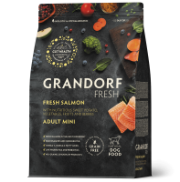 Grandorf fresh Dog Сухой корм для собак  Adult MINI Salmon&Sweet Potato 3 кг