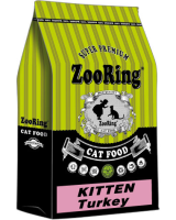ZooRing корм для кошек Kitten Turkey 10 кг